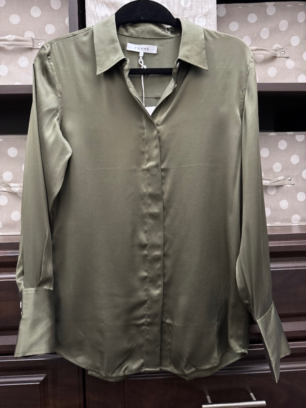Frame Silk Blouse